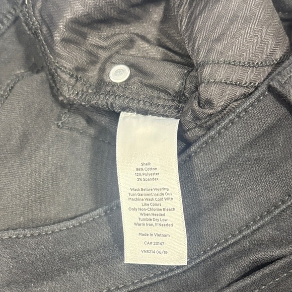 Talbots Women's Elegant High Waisted Black Denim Jeans - Picture 7 of 10